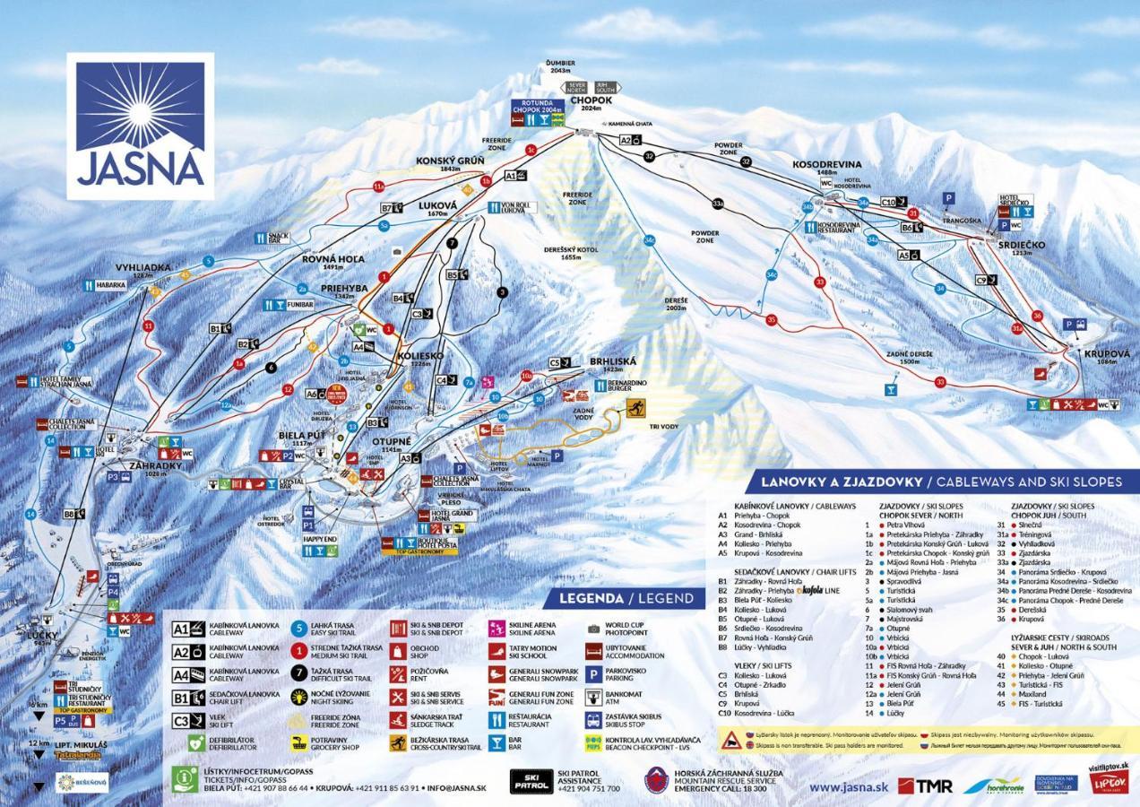 Cardinal Jasna Mountain Wellness Apartment Демяновская долина Экстерьер фото